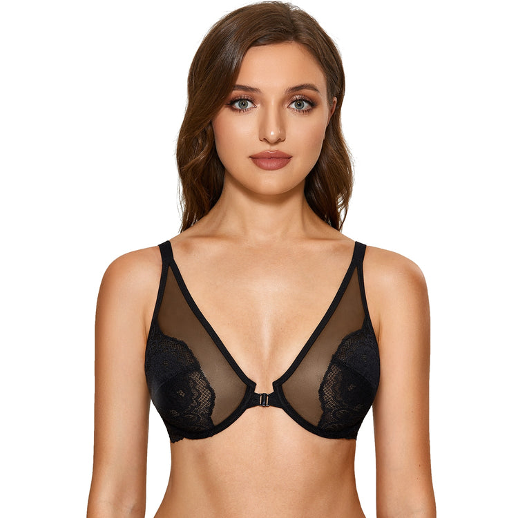 HAPPY HOLD Minimizer Plunge Bra C - F Cup