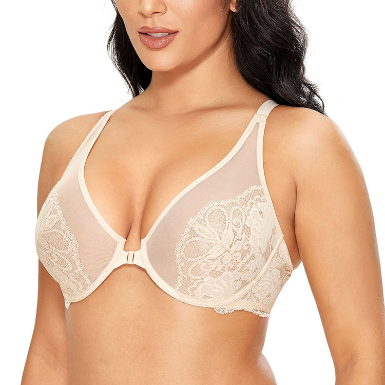 HAPPY HOLD Minimizer Plunge Bra C - F Cup