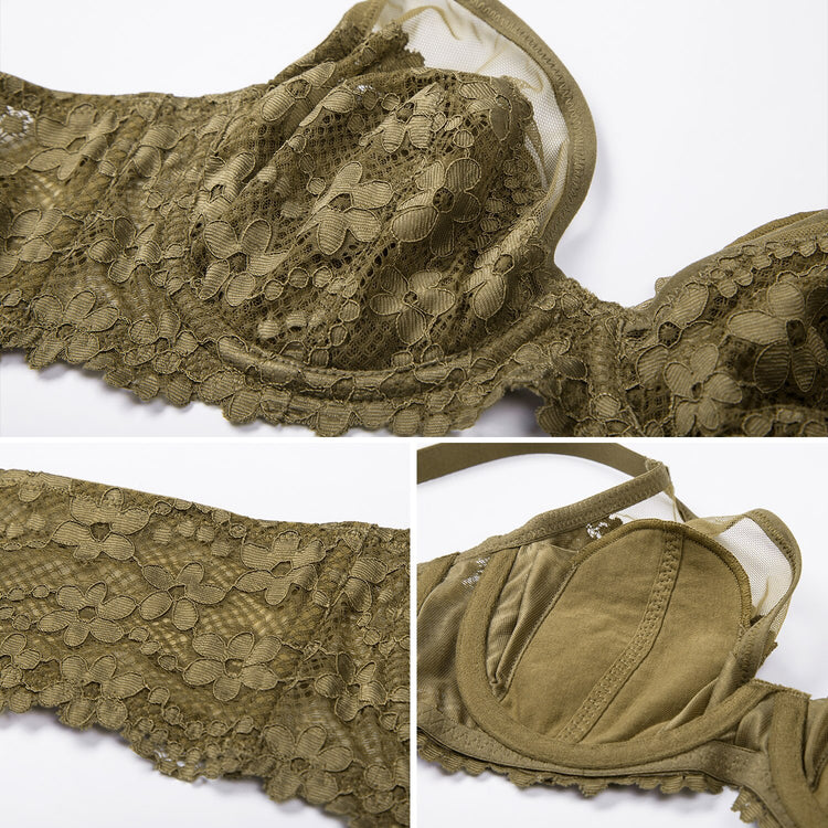 HAPPY HOLD Lace Full Coverage Minimizer Bra