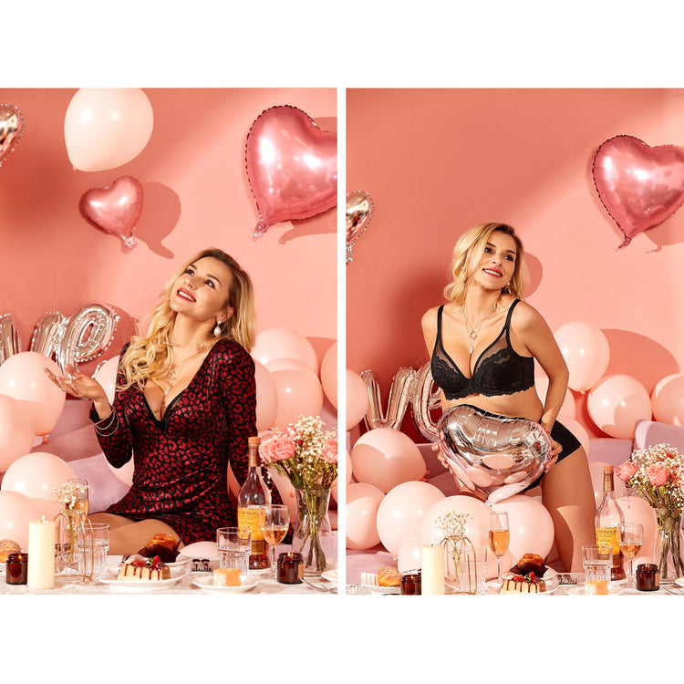 HAPPY HOLD Lace Full Coverage Minimizer Bra