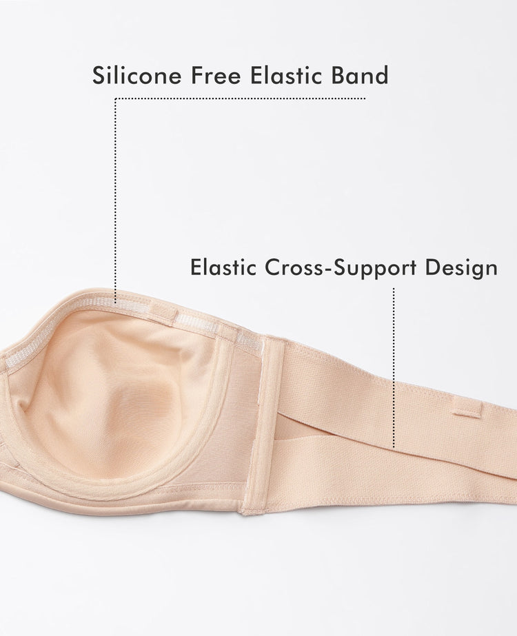 HAPPY HOLD Strapless Minimizer Bra A - DD Cup