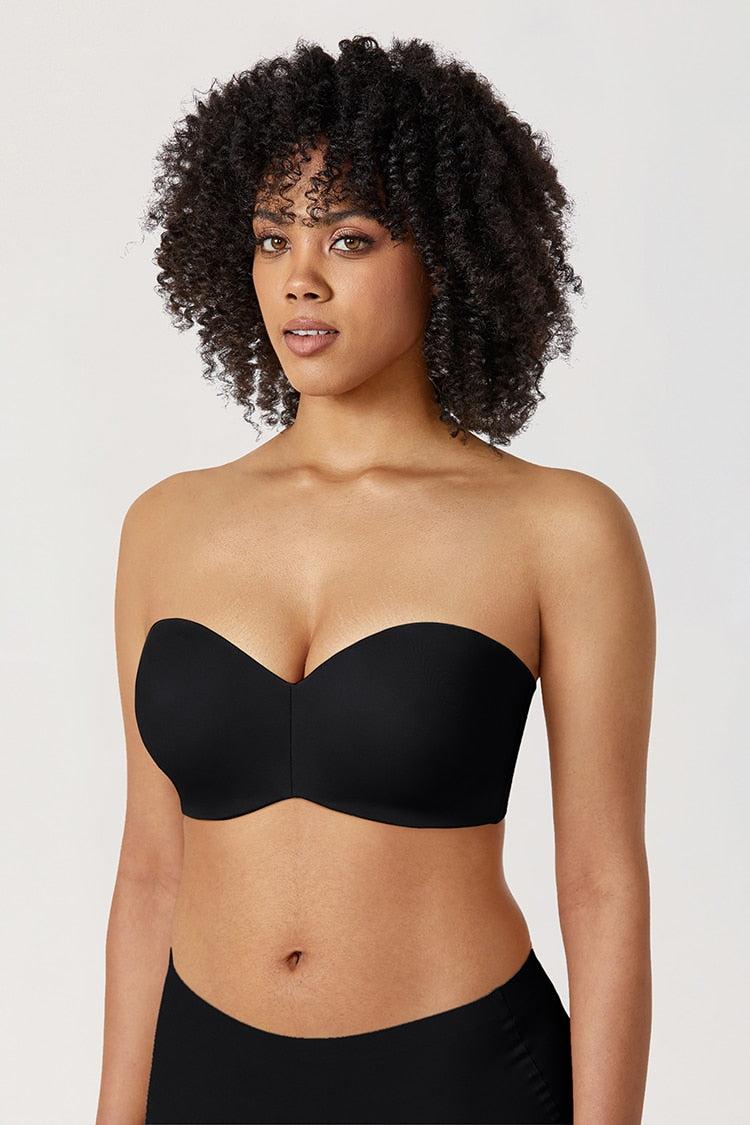 HAPPY HOLD Strapless Minimizer Bra A - DD Cup