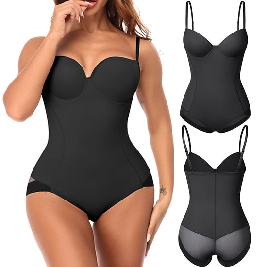 bodied bae bodysuit with tummy control black color