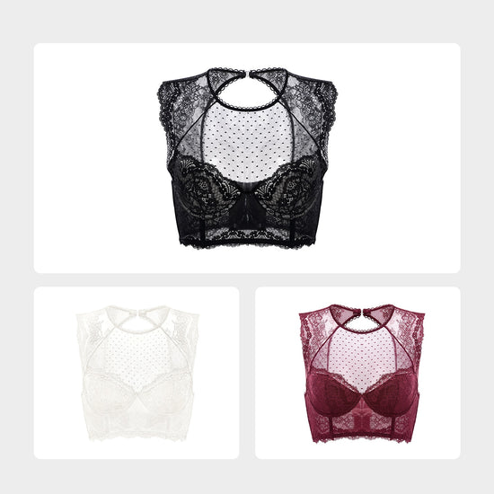 HAPPY HOLD Lace Bralette Bustier